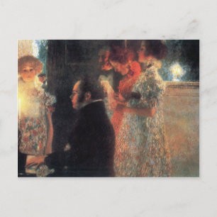 グスタフのクリムトによるピアノのSchubert ポストカード