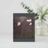 グスタフのクリムトによる子供を持つ母 ポストカード (スタンド正面)