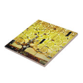 グスタフのクリムトによる生命の樹 タイル (側面)