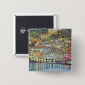 グスタフのクリムトによるGardaseeのMalcena 缶バッジ (正面&裏面)