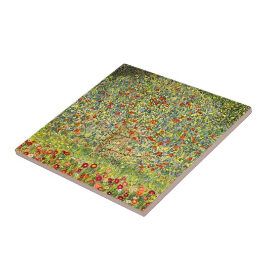 グスタフのクリムトのりんごの木 タイル (側面)