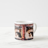 グスタフのクリムトのコラージュによる母そして子供 エスプレッソカップ (正面右)