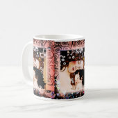 グスタフのクリムトのコラージュによる母そして子供 コーヒーマグカップ (正面左)