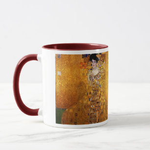 グスタフのクリムトのマグによるアデールBloch-Bauerのポートレート マグカップ