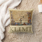 グスタフのクリムトの生命の樹 クッション (ブランケット)