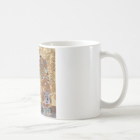 グスタフのクリムトの生命の樹 コーヒーマグカップ (右)
