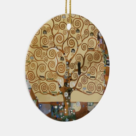 グスタフのクリムトの生命の樹 セラミックオーナメント (右)