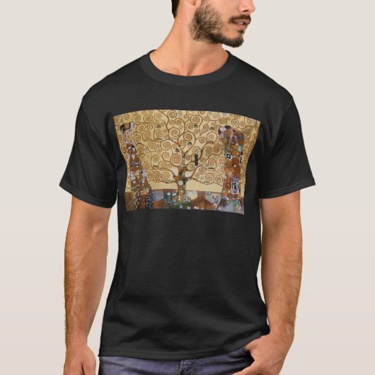 グスタフのクリムトの生命の樹 Tシャツ (正面)