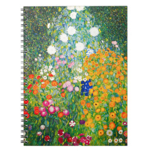 グスタフのクリムトの花園のノート ノートブック