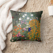 グスタフのクリムトの花園 クッション (ブランケット)