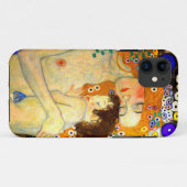 グスタフのクリムトアールヌーボーによる母そして子供 Case-Mate iPhoneケース (裏面(横))