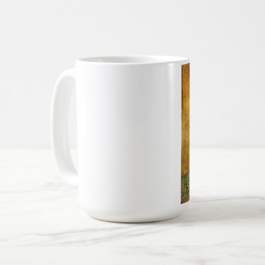 グスタフのクリムトキスのマグ コーヒーマグカップ (正面左)