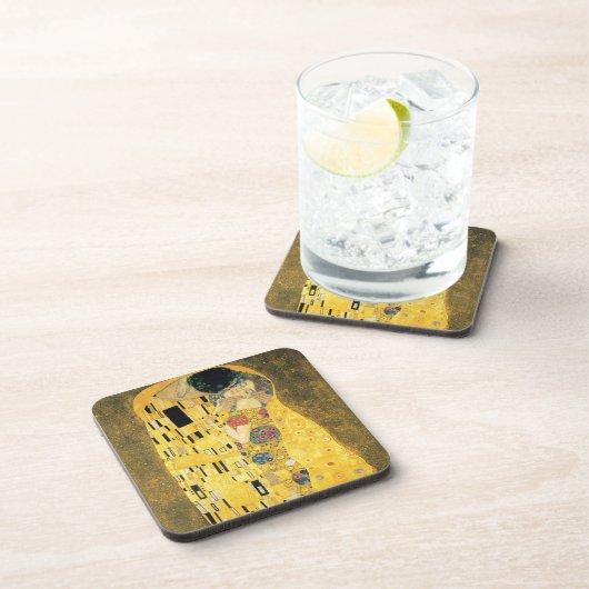 グスタフのクリムトキスの芸術のコルクのコースター コースター (右側)