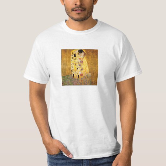グスタフのクリムトキスのTシャツ Tシャツ (正面)
