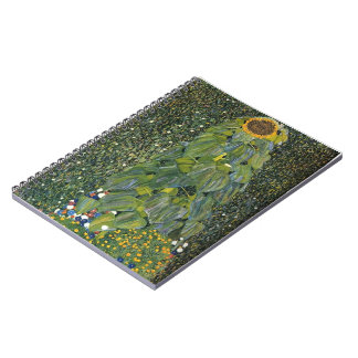 グスタフのクリムトヒマワリ ノートブック