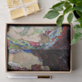 グスタフのクリムト、アールヌーボーのアール・デコ、VIによる娘 薄葉紙 (ギフト)