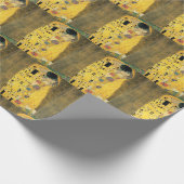 グスタフのクリムト-キス1907年 ラッピングペーパー (角)