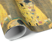 グスタフのクリムト-キス1907年 ラッピングペーパー (ロールコーナー)