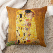 グスタフのクリムト"キス" クッション (ブランケット)