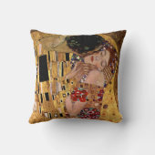 グスタフのクリムト: キス(詳細) クッション (裏面)