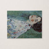 グスタフのクリムト-女性のPaintingポートレート ジグソーパズル (横)