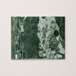 グスタフのクリムト-死および生命(前の州) puzzl ジグソーパズル