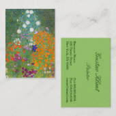 グスタフのクリムト: 花園 名刺 (正面/裏面)