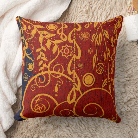 グスタフアールヌーボーの装飾の枕のための庭 クッション (ブランケット)