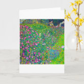 グスタフイタリアンクリムトガーデン カード (黄色い花)