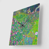 グスタフイタリアンクリムトガーデン スクエア壁時計 (傾斜)