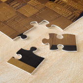 グスタフインスパイアクリムト2匹の猫がベッドに ジグソーパズル (側面)