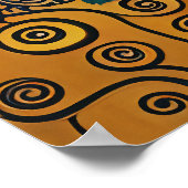 グスタフインスパイアクリムト・ザ・ツリー・オブ・ライフ・ポスター ポスター (角)