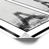 グスタフエッフェルズタワーアンダーパリ建築 ポスター (コーナー)