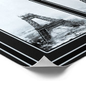 グスタフエッフェルズタワーアンダー建築 ポスター (角)