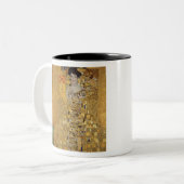 グスタフクリムトのアデレ・ブロッホ・バウアーポートレート ツートーンマグカップ (正面左)