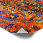 グスタフクリムトのビーチグローブ私の有名な絵画もの ポスター (角)