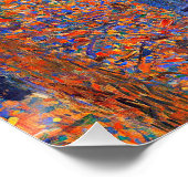 グスタフクリムトのビーチグローブ私の有名な絵画もの ポスター (コーナー)