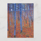 グスタフクリムトのビーチグローブ私の有名な絵画もの ポストカード (正面)