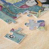 グスタフクリムトのフリードライクマリアポートレート ジグソーパズル (側面)