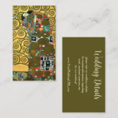 グスタフクリムトのフルフィルメント(受け入れ結婚) エンクロージャーカード (正面/裏面)