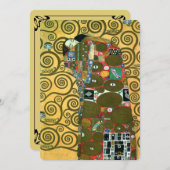 グスタフクリムトのフルフィルメント(受け入れ結婚) セーブザデート (正面/裏面)