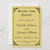 グスタフクリムトのフルフィルメント(受け入れ結婚) セーブザデート (裏面)