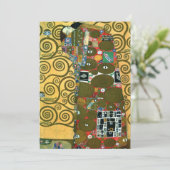 グスタフクリムトのフルフィルメント(受け入れ結婚) 招待状 (スタンド正面)