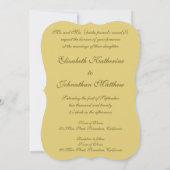 グスタフクリムトのフルフィルメント(受け入れ結婚) 招待状 (裏面)