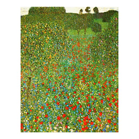 グスタフクリムトのモーンフェルド(1907)有名絵画な作品。 フォトプリント            (正面)