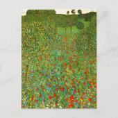 グスタフクリムトのモーンフェルド(1907)有名絵画な作品。 ポストカード (正面)