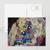 グスタフクリムトの娘，アールヌーボー，アートデコ，vi ポストカード (正面/裏面)