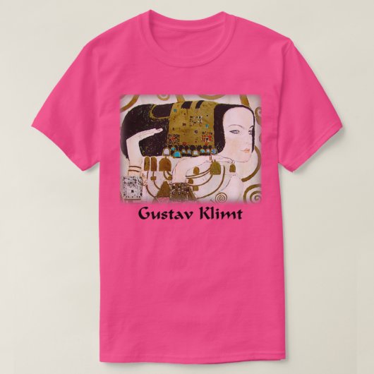 グスタフクリムトの平均余命 Tシャツ (デザイン正面)