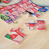 グスタフクリムトの死と絵画生命の。 ジグソーパズル (側面)