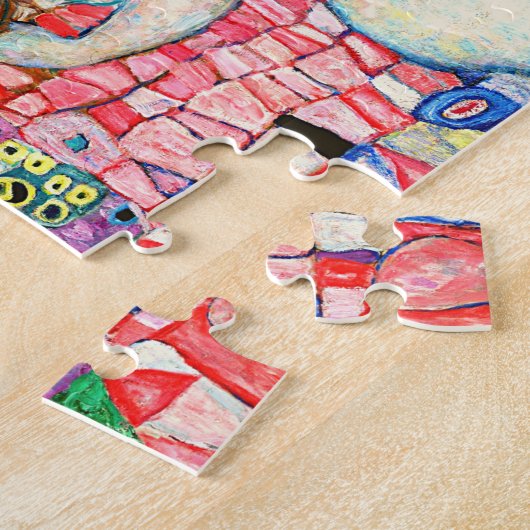 グスタフクリムトの死と絵画生命の。 ジグソーパズル (側面)